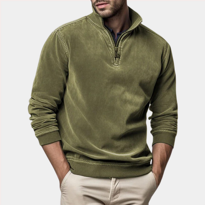 Elvio - Comfortable classic sweater for men