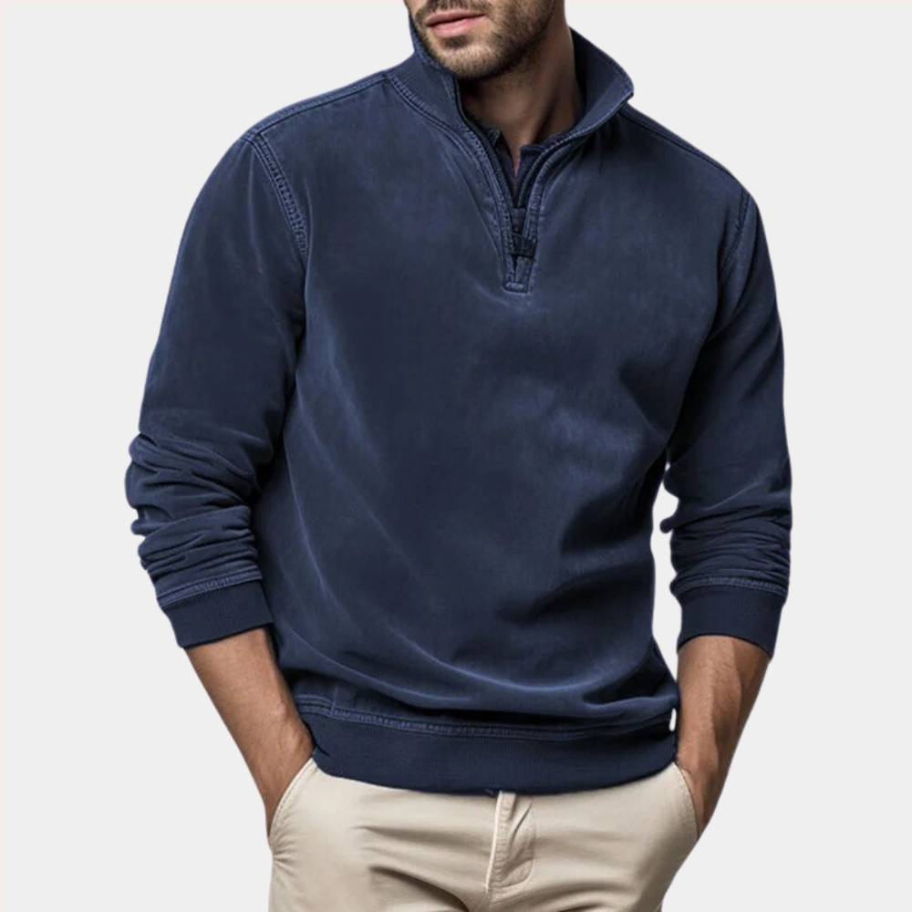 Elvio - Comfortable classic sweater for men