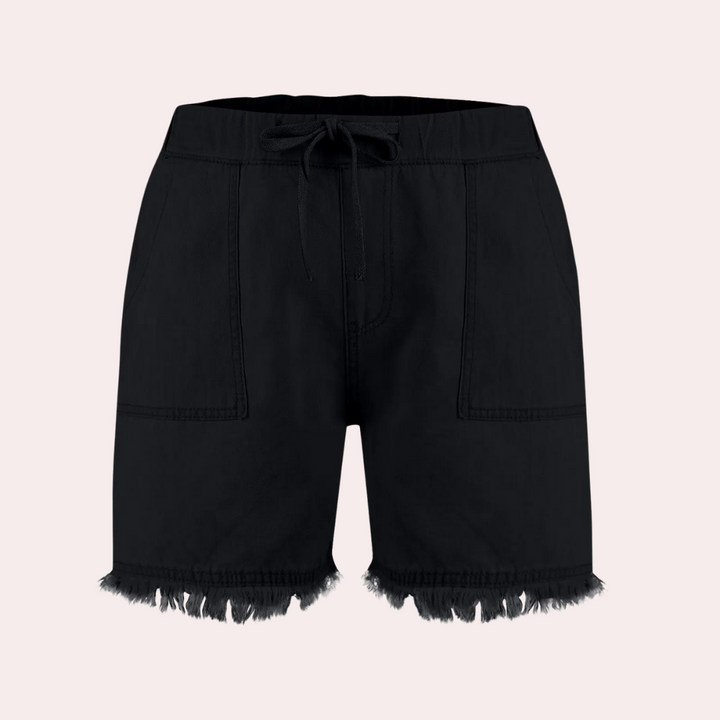 Delfine - Shorts élégants et confortables pour femmes avec poches latérales pratiques