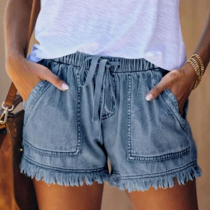 Delfine - Shorts élégants et confortables pour femmes avec poches latérales pratiques