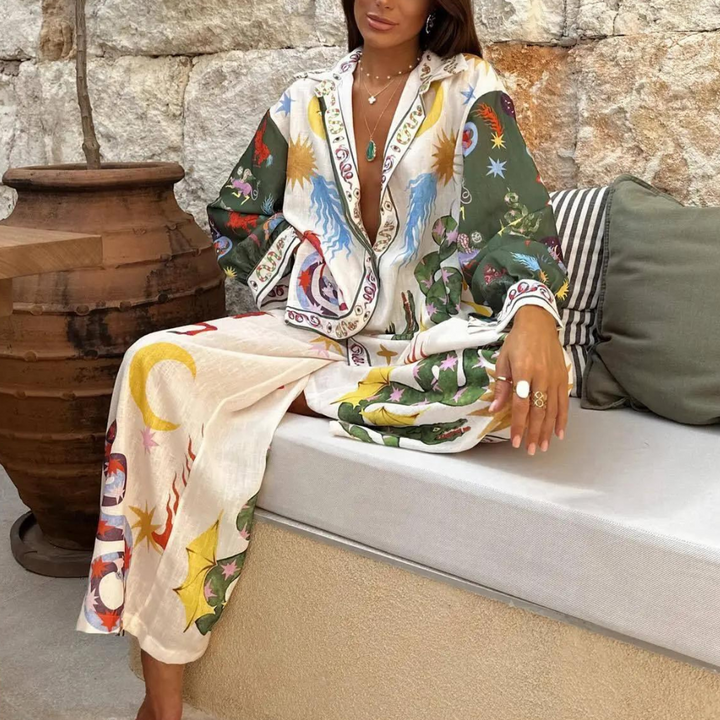 Stela - Elegant two-piece women's outfit for the perfect look