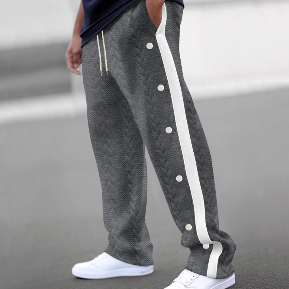 Christos - Comfortable Men's Pants with Flexible Waistband for Optimal Freedom of Movement