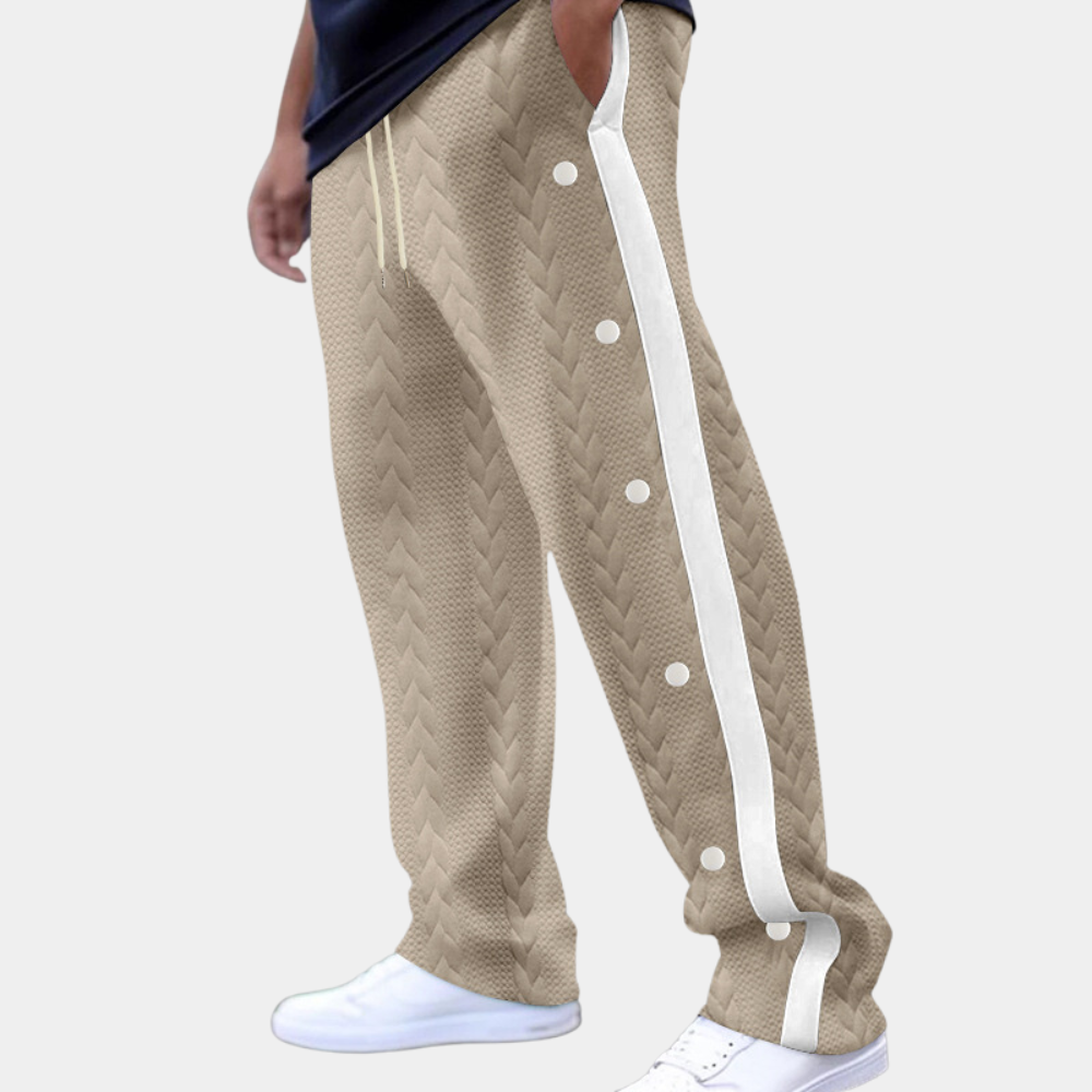 Christos - Comfortable Men's Pants with Flexible Waistband for Optimal Freedom of Movement
