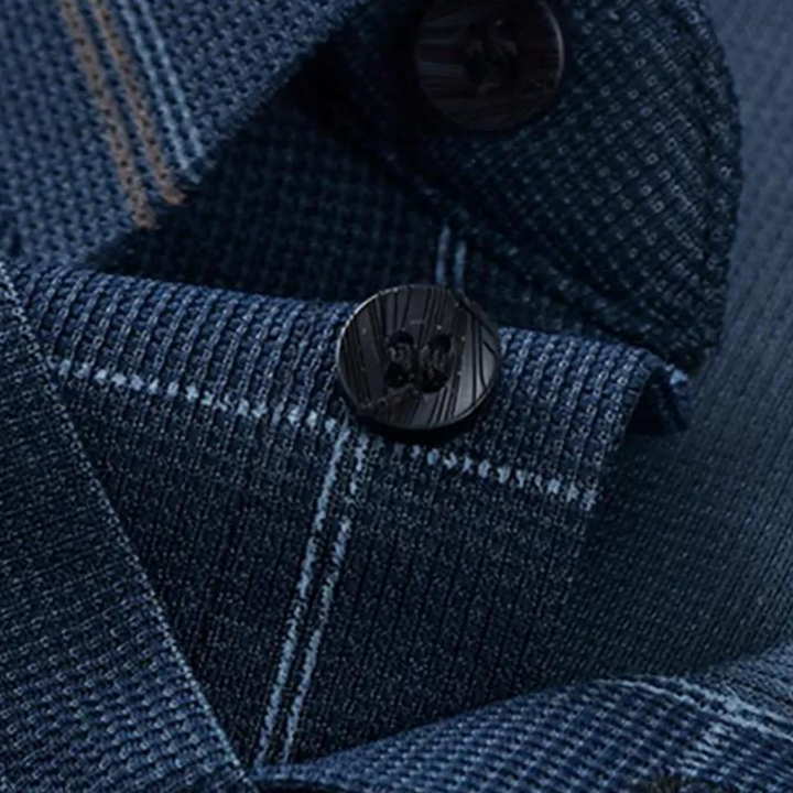 Bram - Stylish plaid knit sweater for handsome men