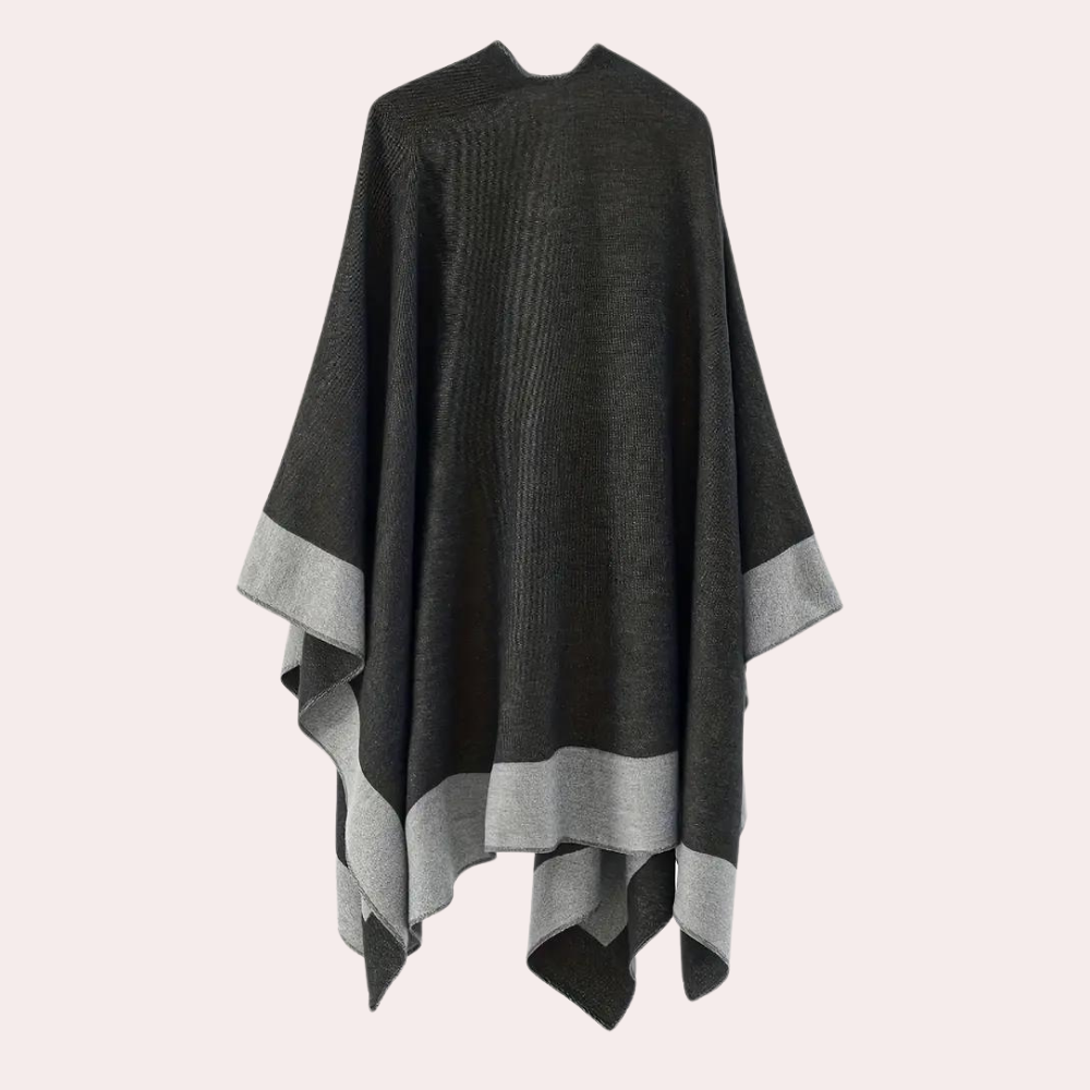 Aristea - Elegant luxury poncho for women