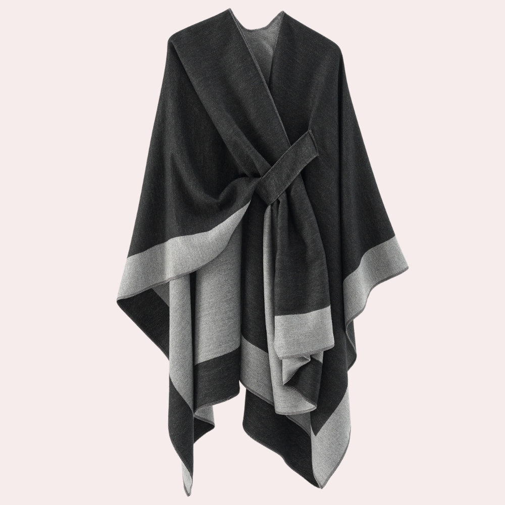 Aristea - Elegant luxury poncho for women