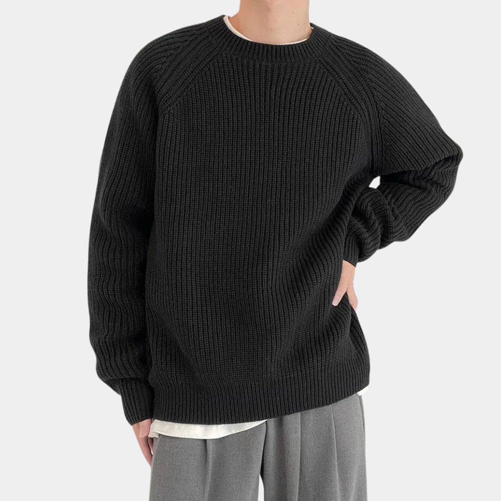 Audrick - Stylish and comfortable long-sleeve knit sweater for men