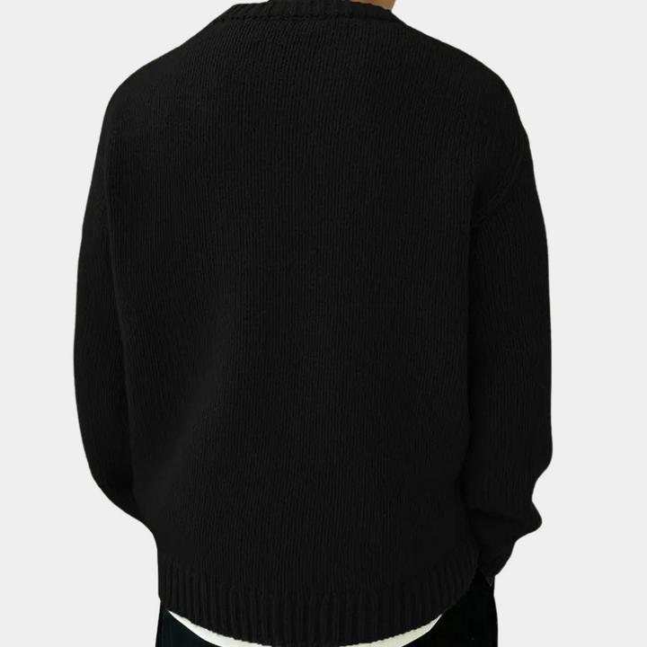 Audrick - Stylish and comfortable long-sleeve knit sweater for men