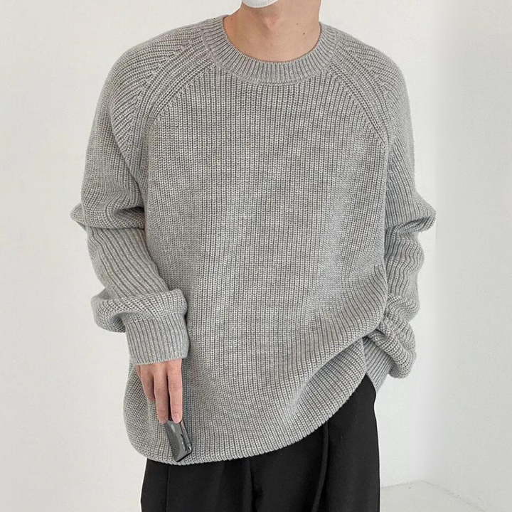 Audrick - Stylish and comfortable long-sleeve knit sweater for men