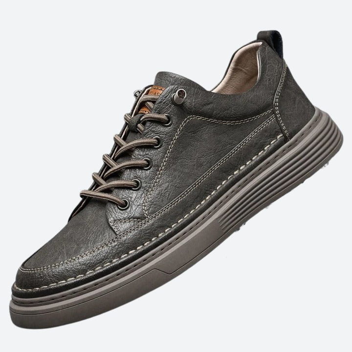 Fashionable Orthopedic Sneakers in High-Quality Leather - Castro