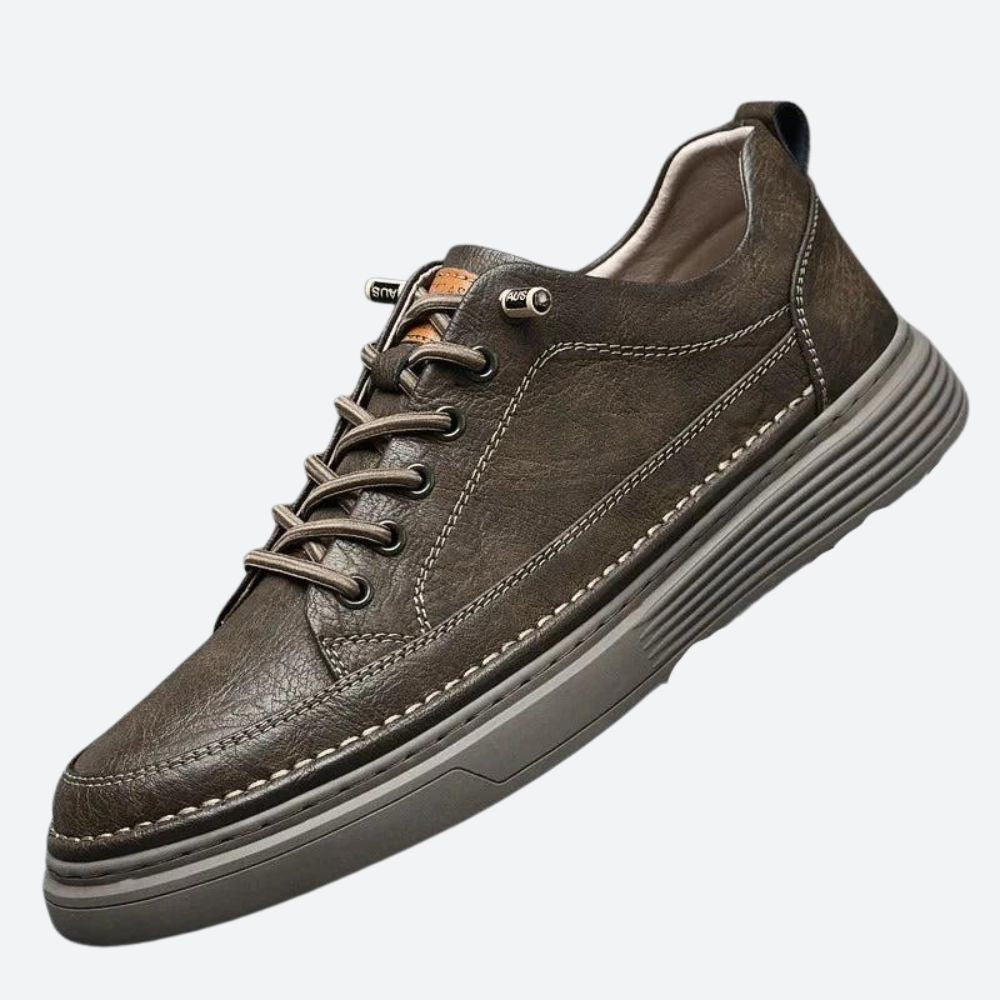 Fashionable Orthopedic Sneakers in High-Quality Leather - Castro