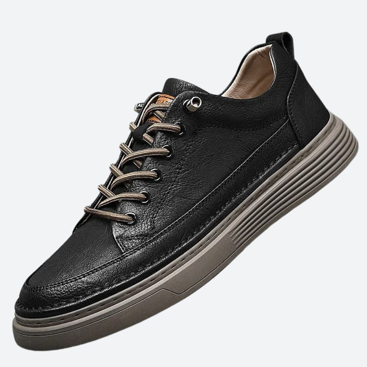 Fashionable Orthopedic Sneakers in High-Quality Leather - Castro