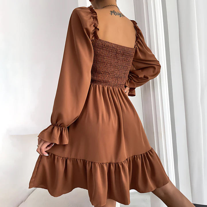ARIA - Elegant dress with refined ruffles