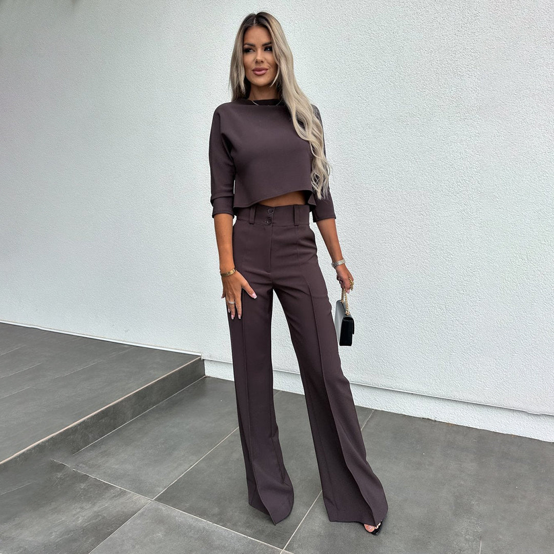FIONA - Eleganter Zweiteiler im stilvollen Tweed-Design