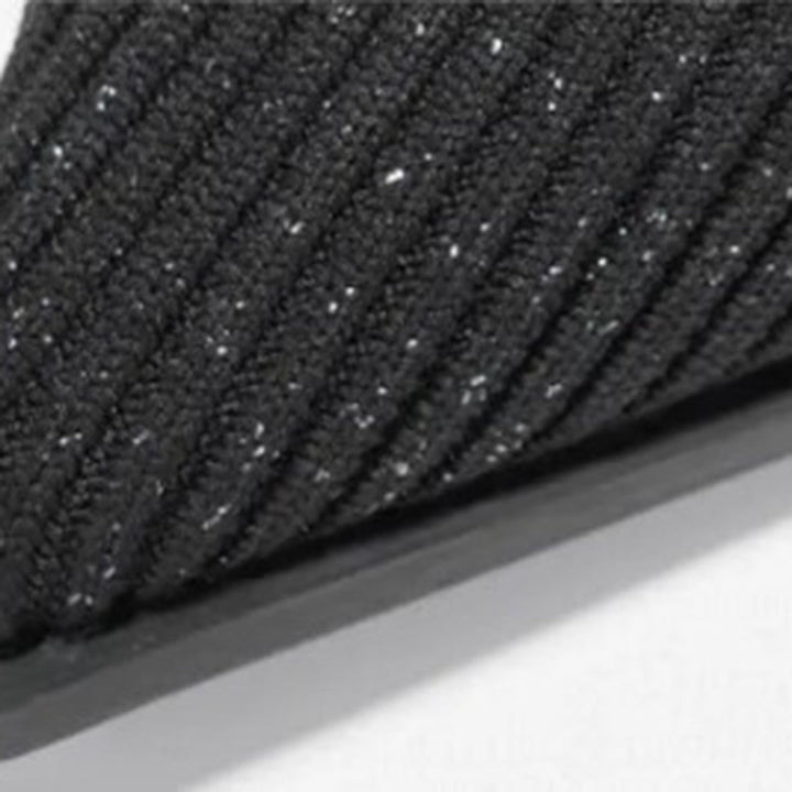 AMELIA - Trendy Tall Knit Boots with Comfortable Block Heel