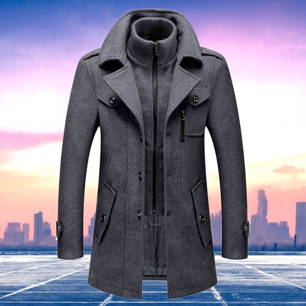 Stylish Two-Piece Men's Winter Coat - DAAN Collection