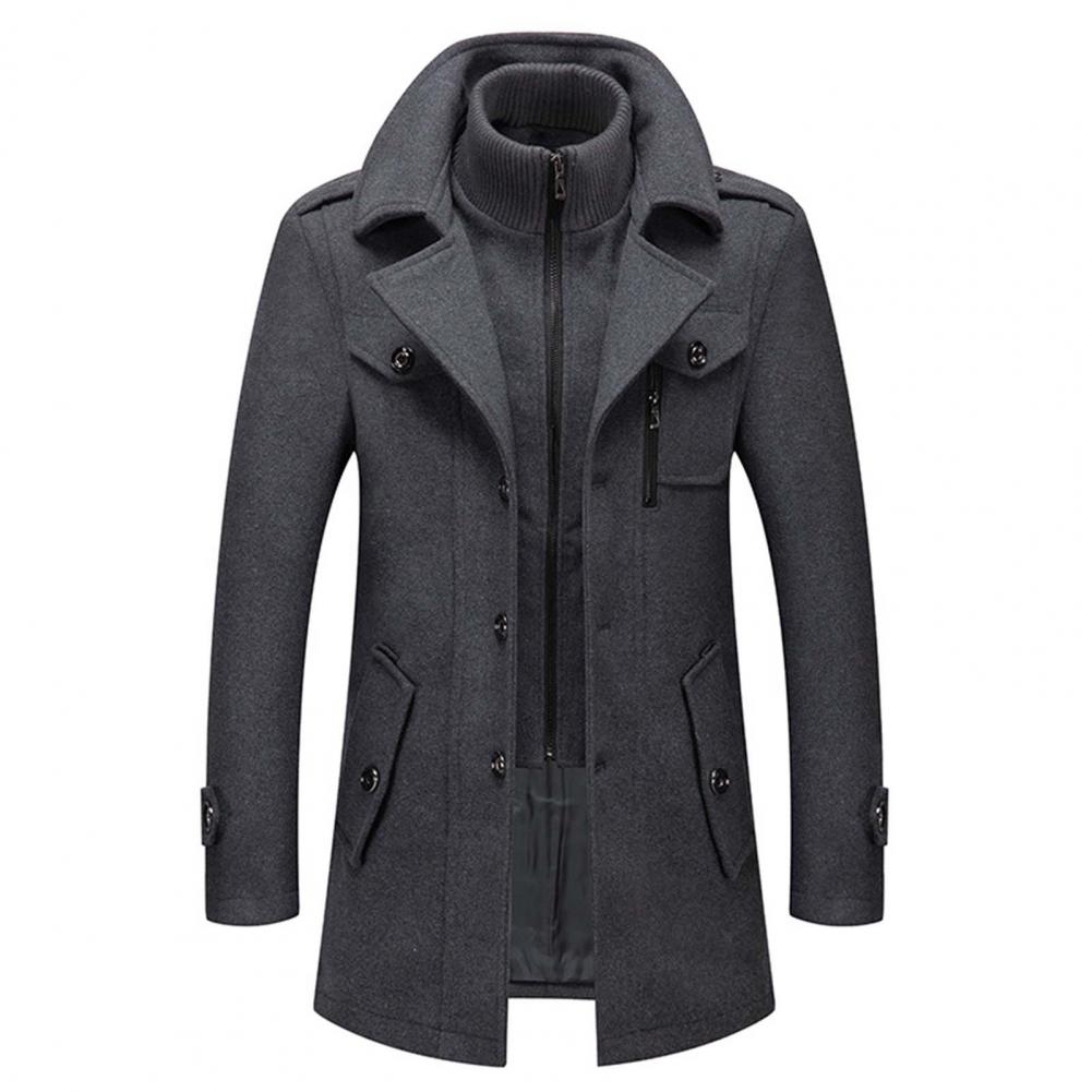 Stylish Two-Piece Men's Winter Coat - DAAN Collection