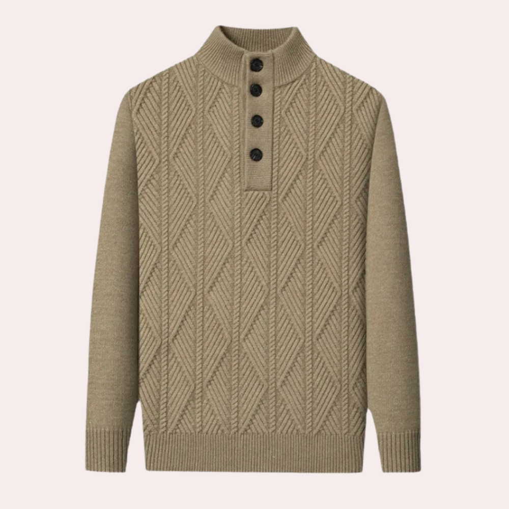 Fashionable knit sweater for men by JAIR