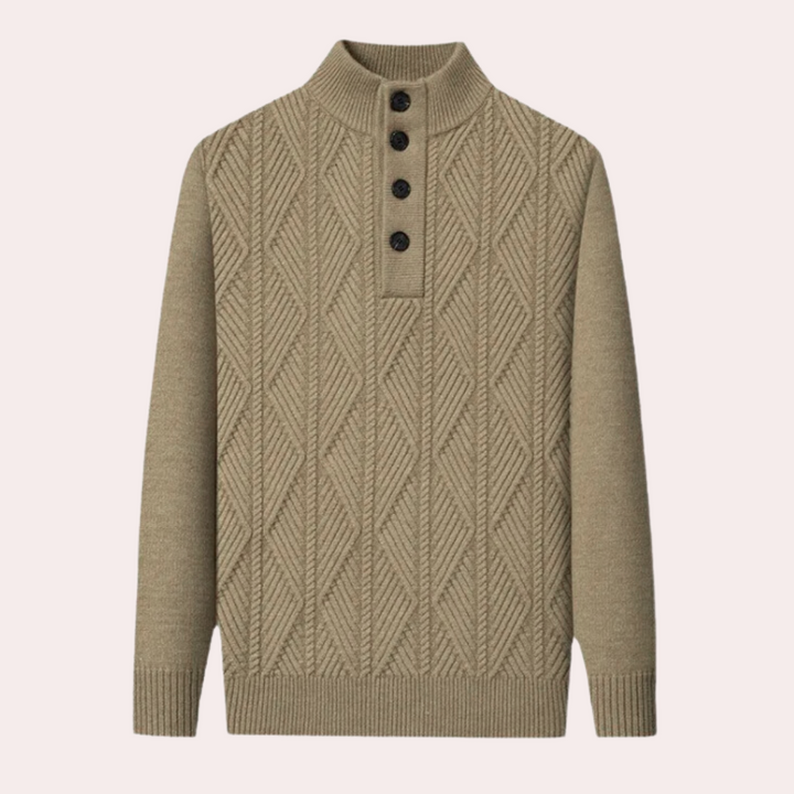 Fashionable knit sweater for men by JAIR