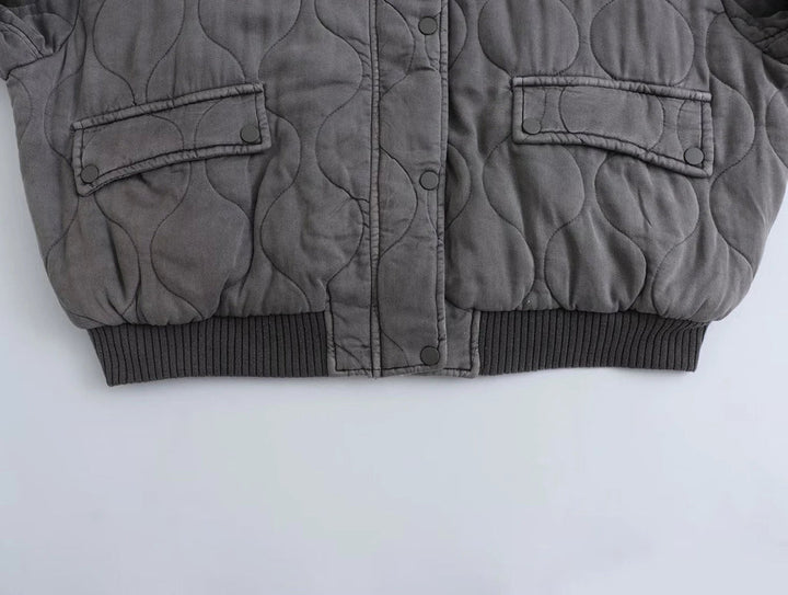 Alice™ - Lockere Bomberjacke aus Baumwolle