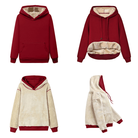 Marie™ - Wendbarer Mikrofaser-Hoodie