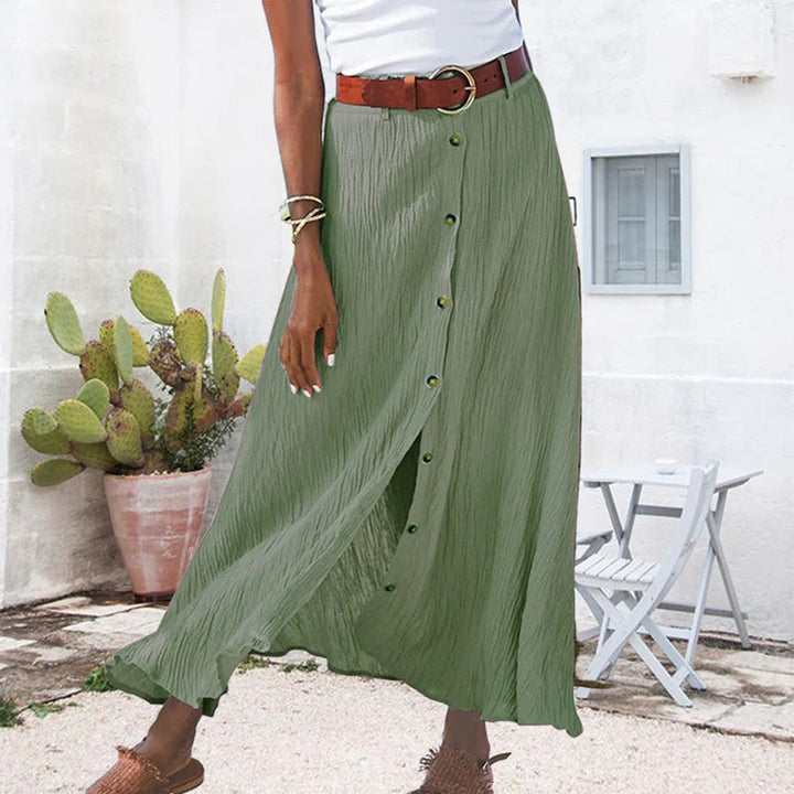 LEXIE - Eleganter Maxirock mit Knopfleiste