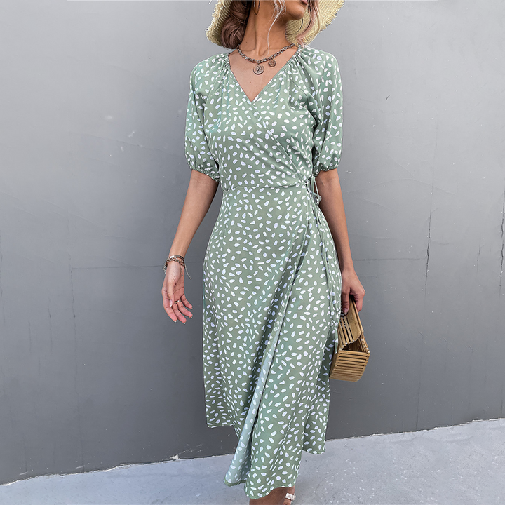 ALKMINI - Elegant midi dress for any occasion