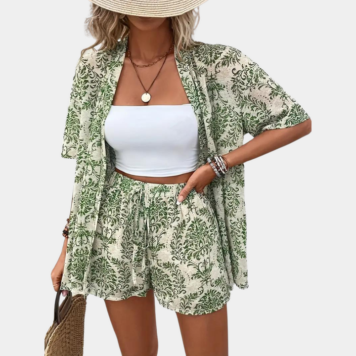 Guiliana - 2-teiliges trendiges Sommer-Set für Damen