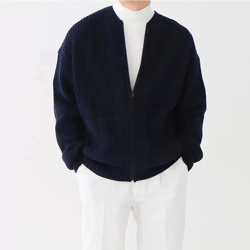 EMILIANO - Cardigan en maille luxueux et confortable pour un confort optimal