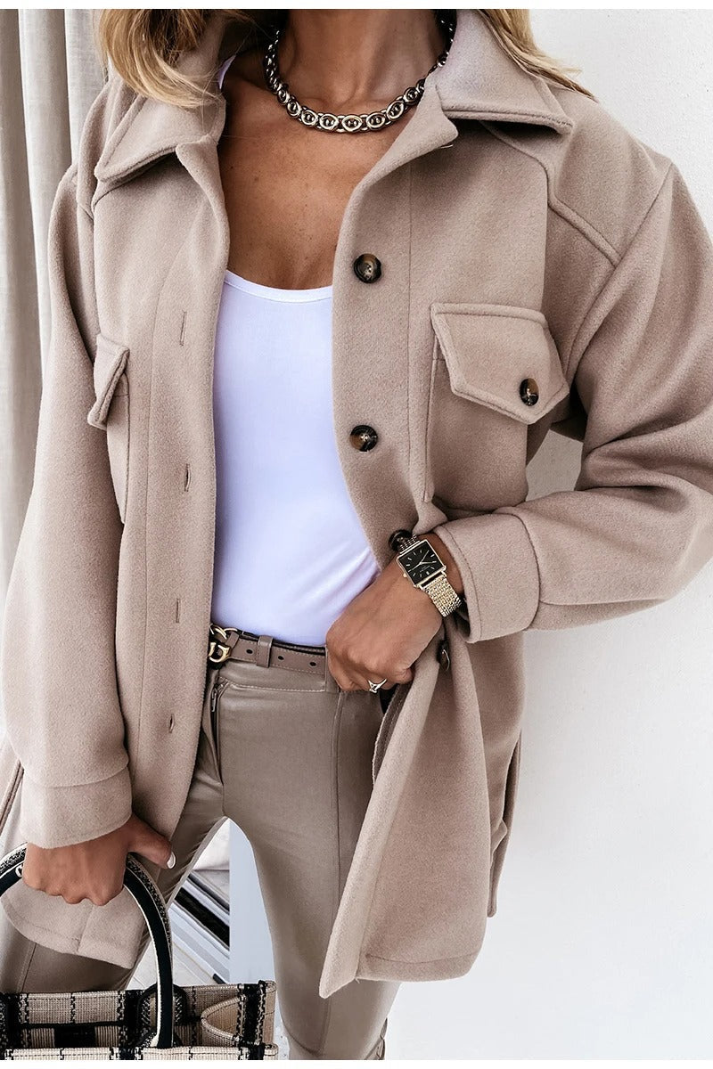 Amélie™ - Premium Thick Wool Jacket
