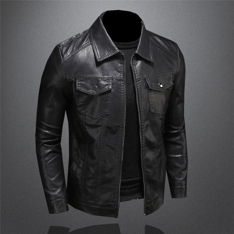 Paul™ - Premium Lederjacke