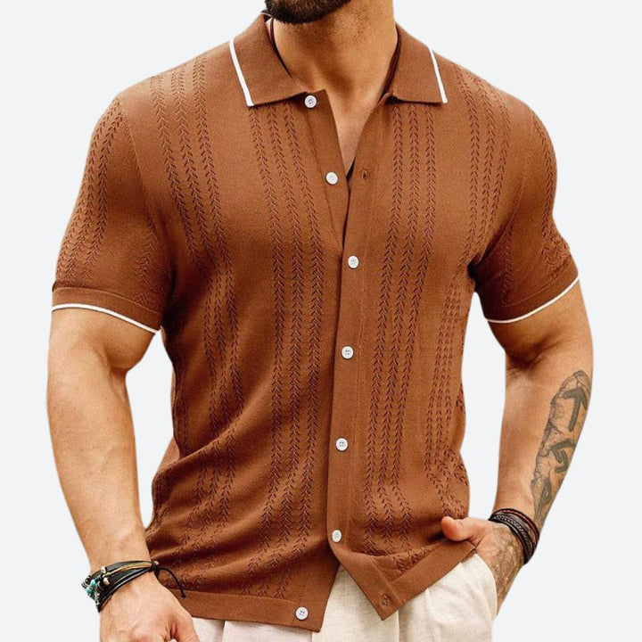 Polo homme chic en maille - Jacob