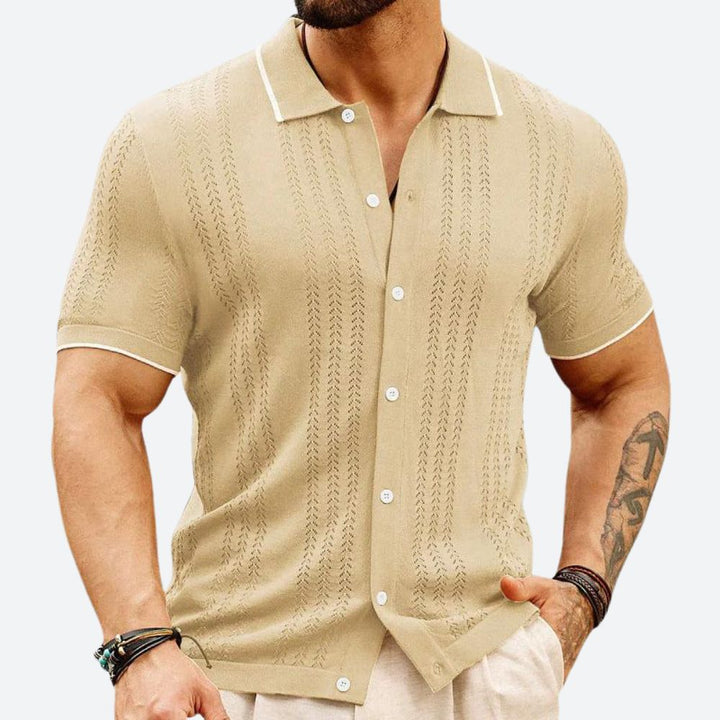 Polo homme chic en maille - Jacob