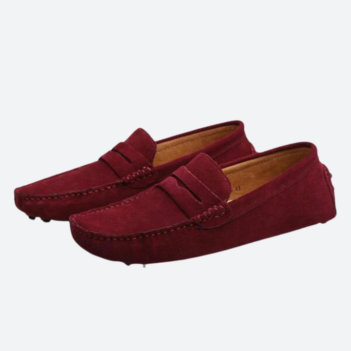Fashionable and Comfortable Lightweight Suede Loafers - Jhonny