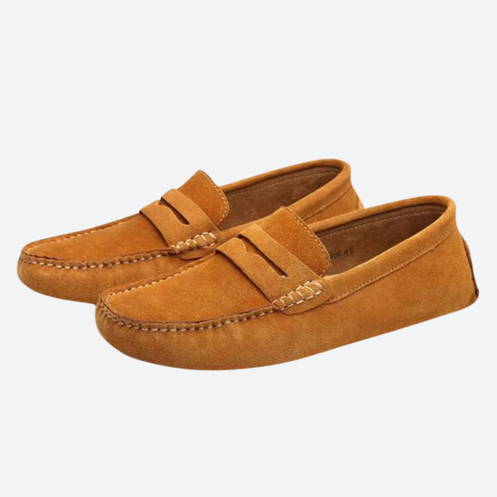 Fashionable and Comfortable Lightweight Suede Loafers - Jhonny