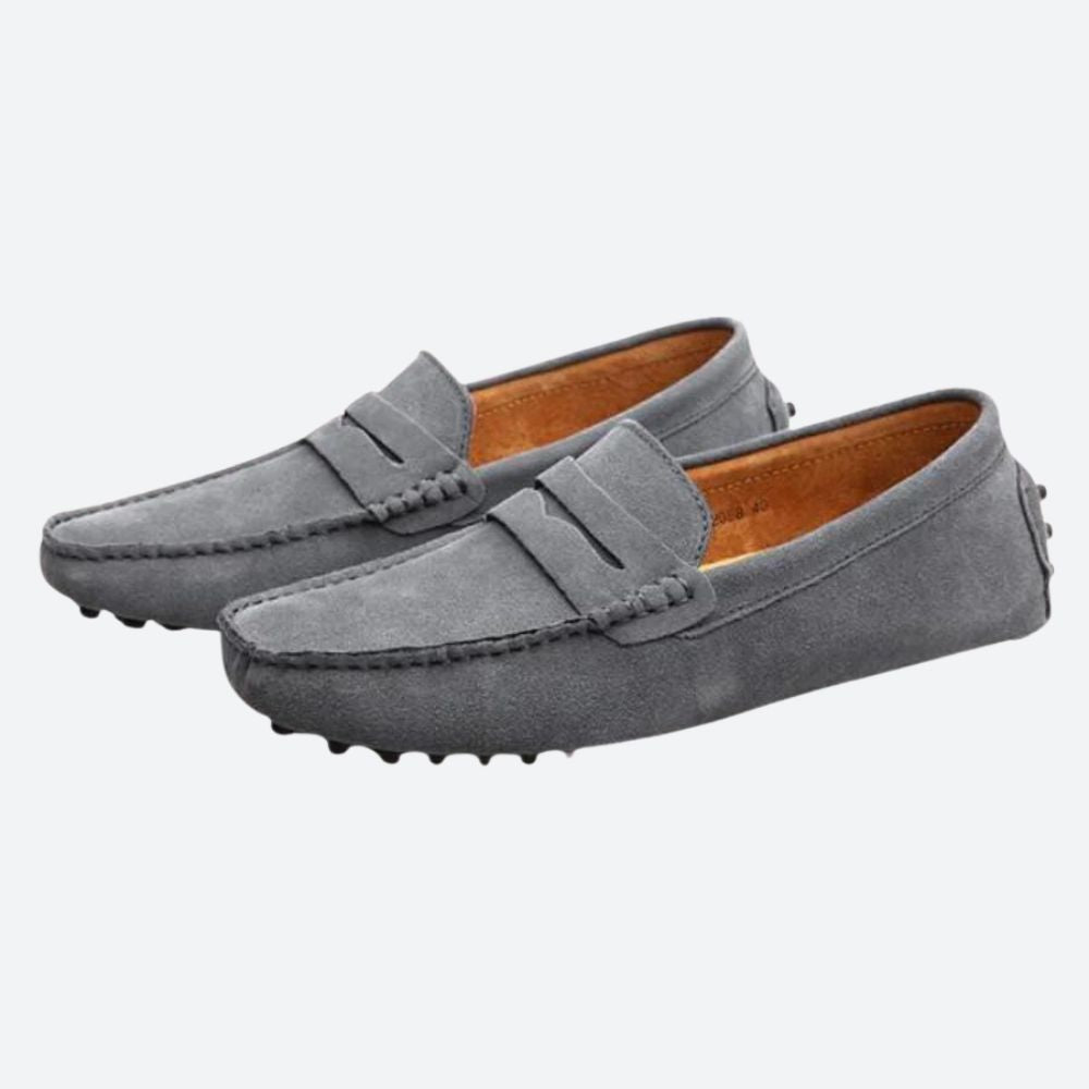 Fashionable and Comfortable Lightweight Suede Loafers - Jhonny