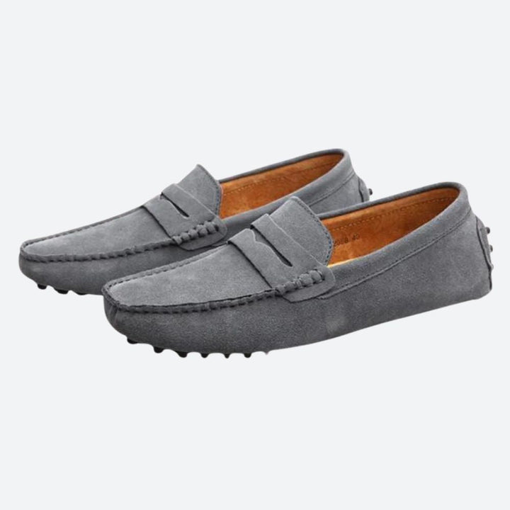 Fashionable and Comfortable Lightweight Suede Loafers - Jhonny
