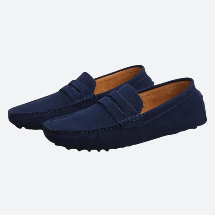 Fashionable and Comfortable Lightweight Suede Loafers - Jhonny