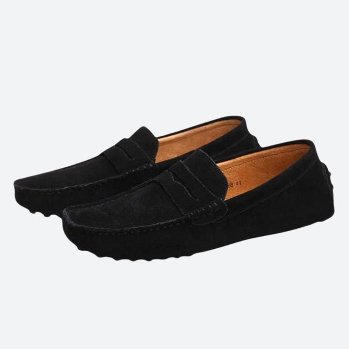 Fashionable and Comfortable Lightweight Suede Loafers - Jhonny