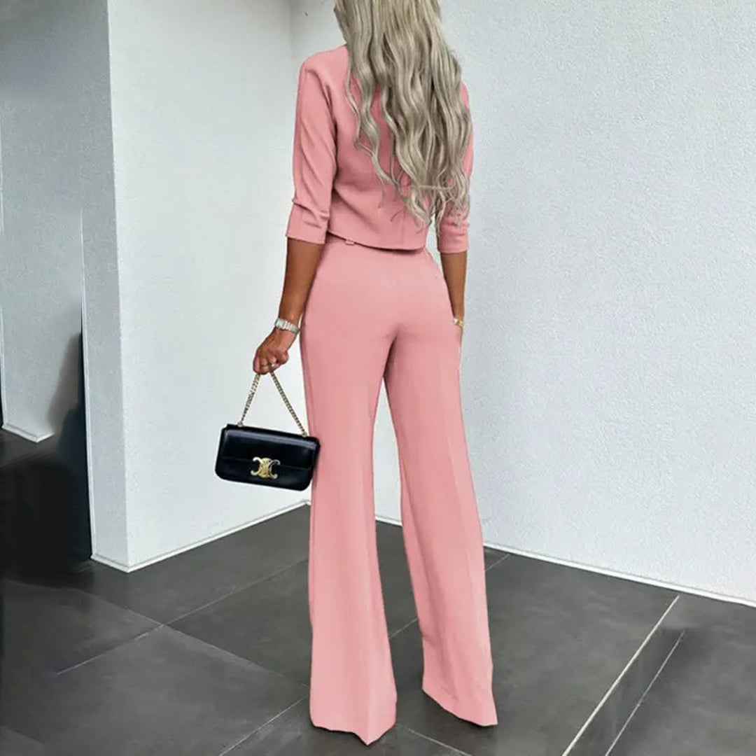 FIONA - Eleganter Zweiteiler im stilvollen Tweed-Design
