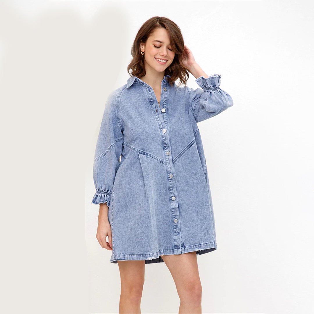 AMAYAH - Luxurious and comfortable shirt dress for any occasion