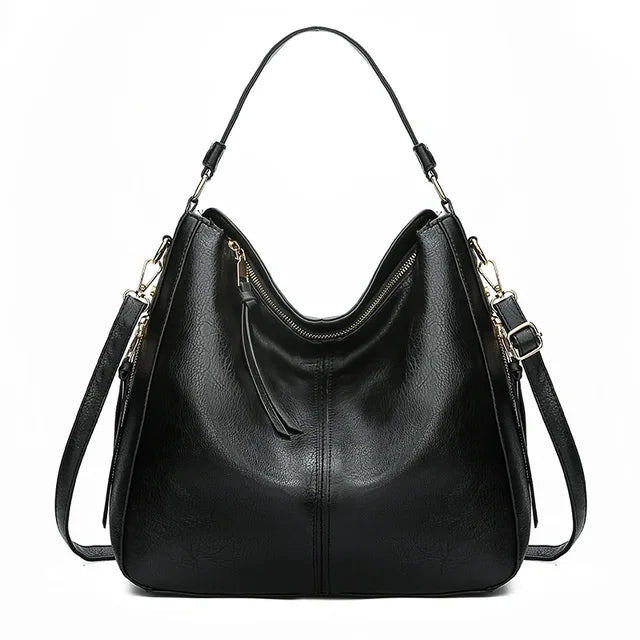 Jacky - Elegante und geräumige Sommer-Tasche aus Leder für Frauen