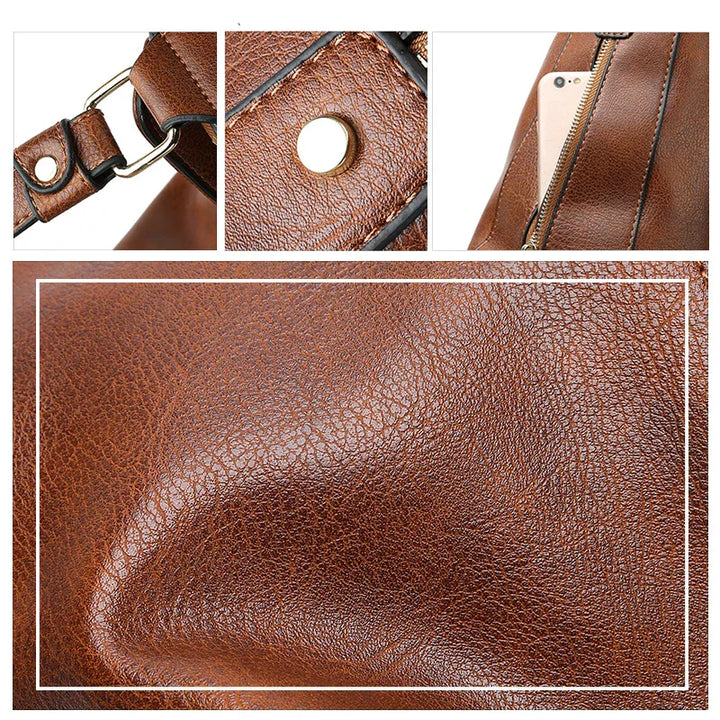 Jacky - Elegante und geräumige Sommer-Tasche aus Leder für Frauen