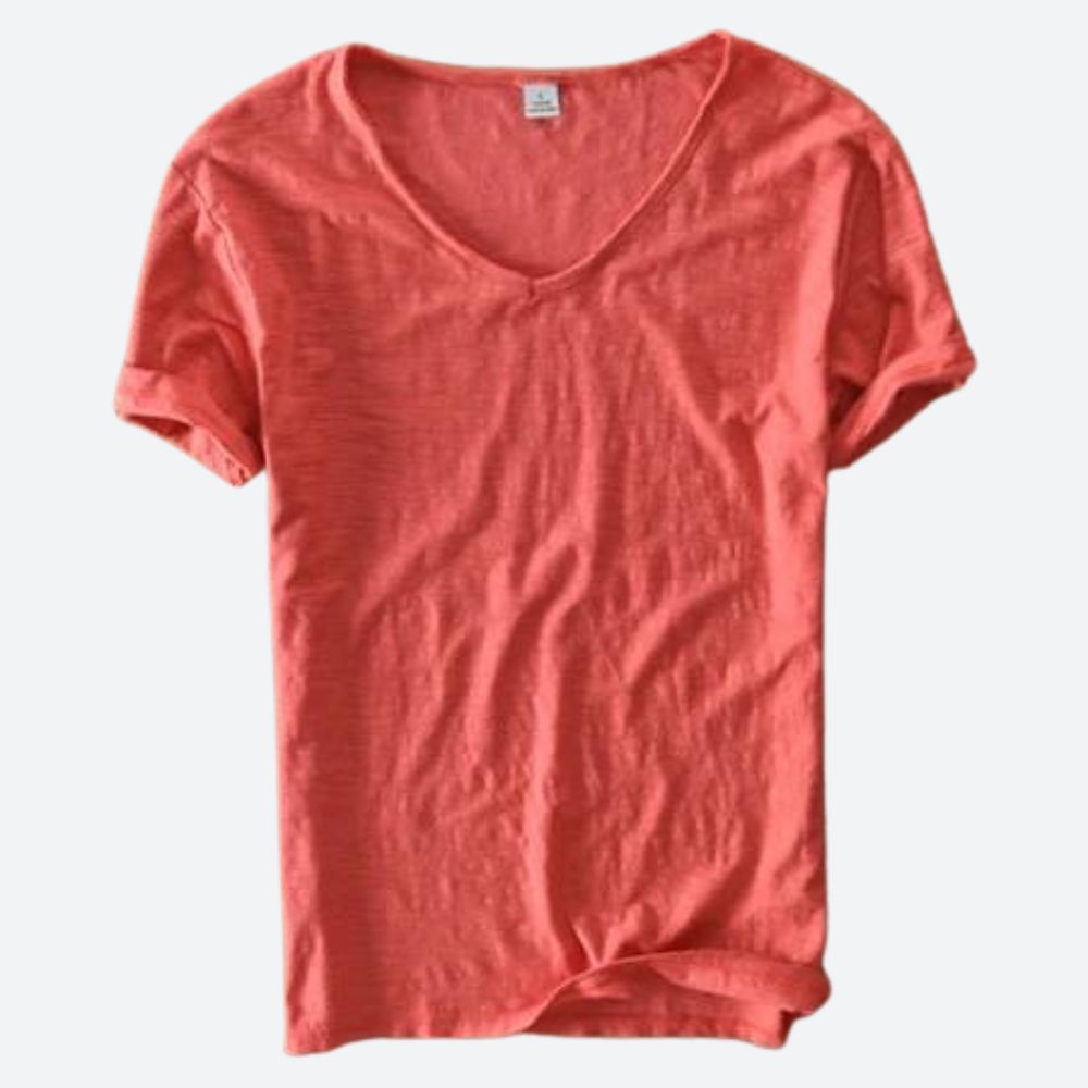 Erfrischend bequemes Sommer-T-Shirt aus Baumwolle und Leinen - Maxx