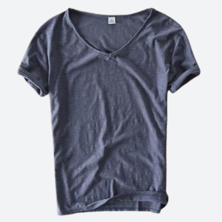 Erfrischend bequemes Sommer-T-Shirt aus Baumwolle und Leinen - Maxx