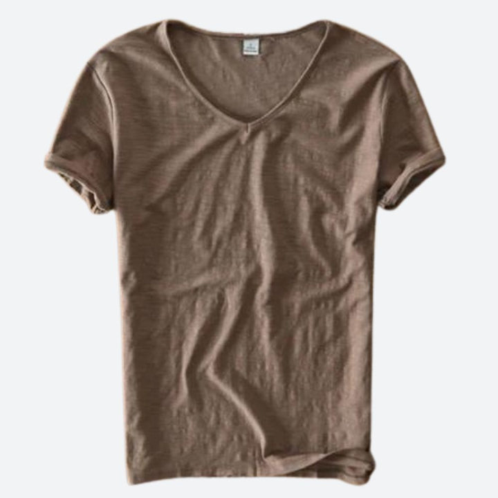 Erfrischend bequemes Sommer-T-Shirt aus Baumwolle und Leinen - Maxx