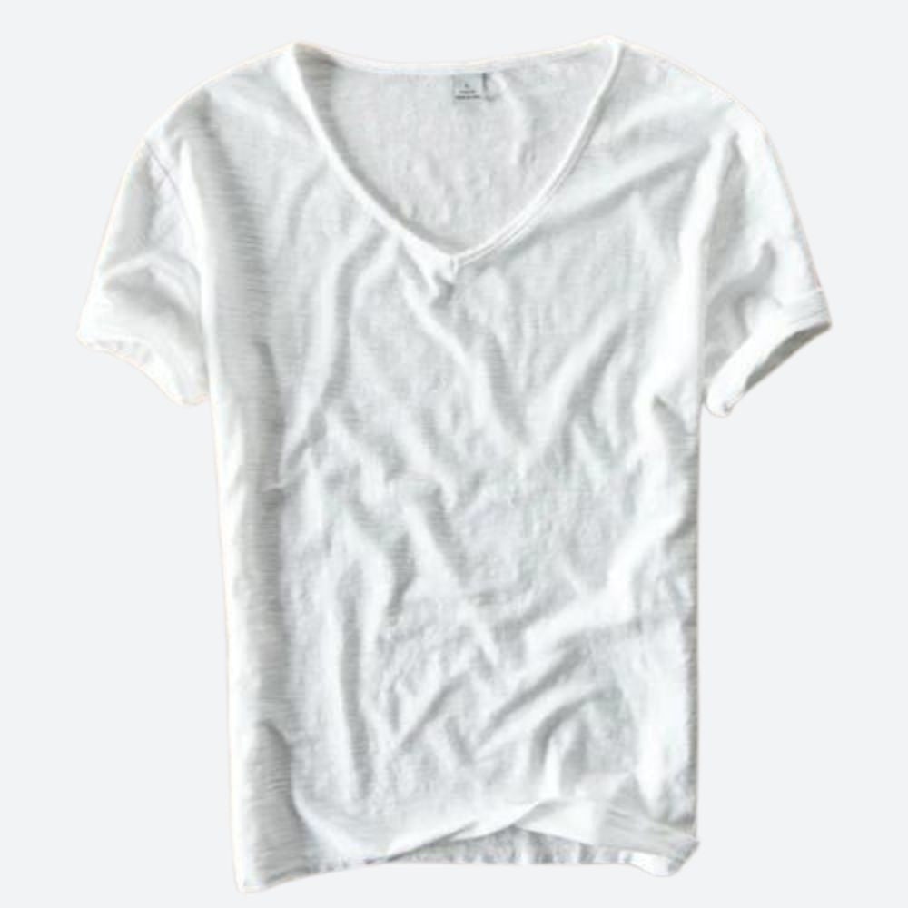 Erfrischend bequemes Sommer-T-Shirt aus Baumwolle und Leinen - Maxx