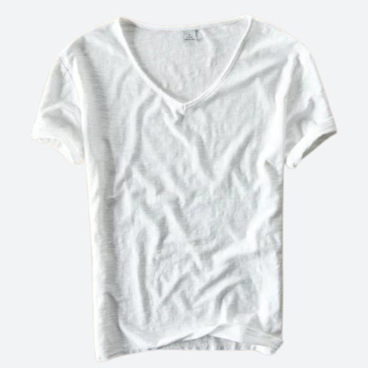 Erfrischend bequemes Sommer-T-Shirt aus Baumwolle und Leinen - Maxx