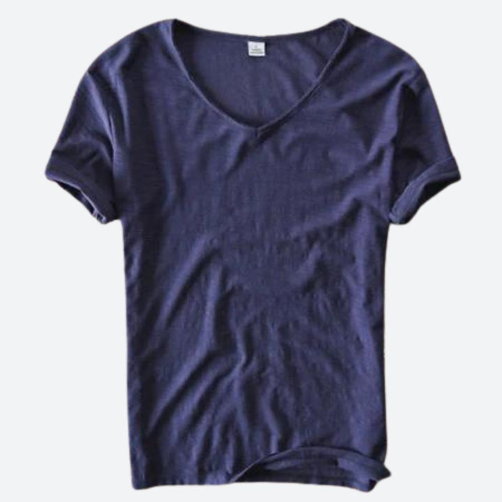 Erfrischend bequemes Sommer-T-Shirt aus Baumwolle und Leinen - Maxx