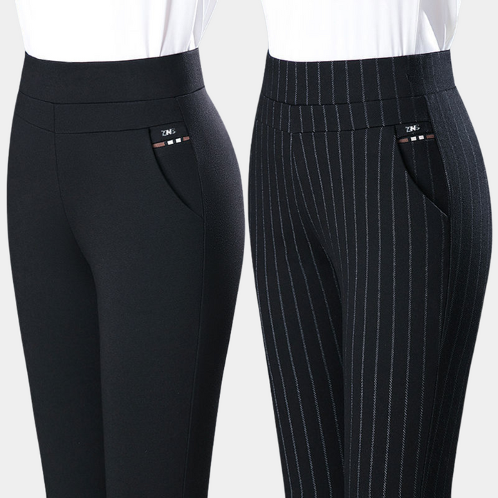 Margot - Elegant Stretch Pants with High Waist for Comfort and Style